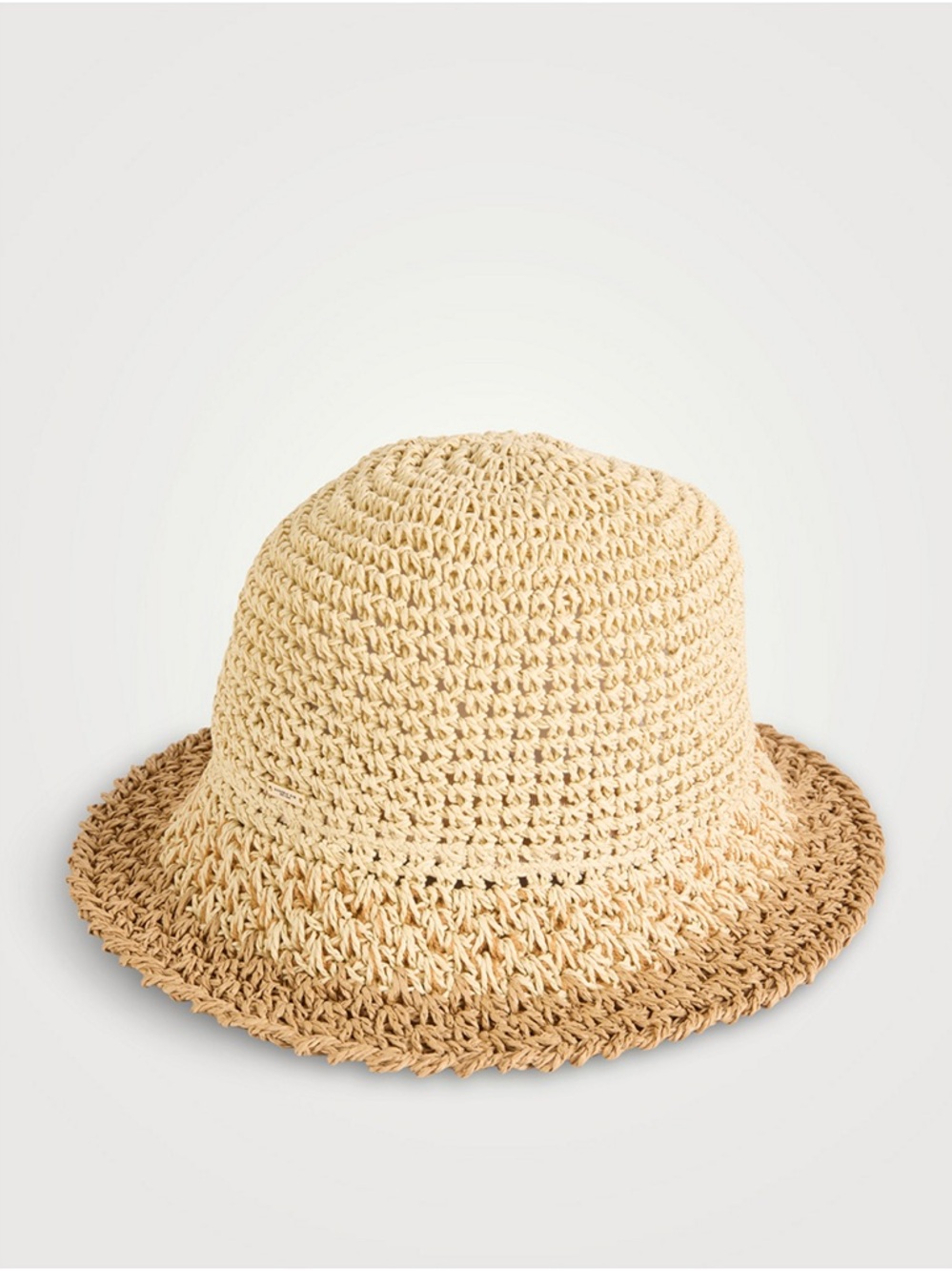 Eugenia Kim Bailey Crochet Ombré Bucket Hat Ombre Straw Tan Beige Summer - Picture 3 of 4